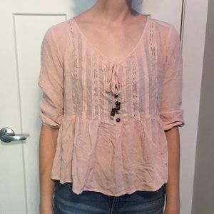 Light pink blouse